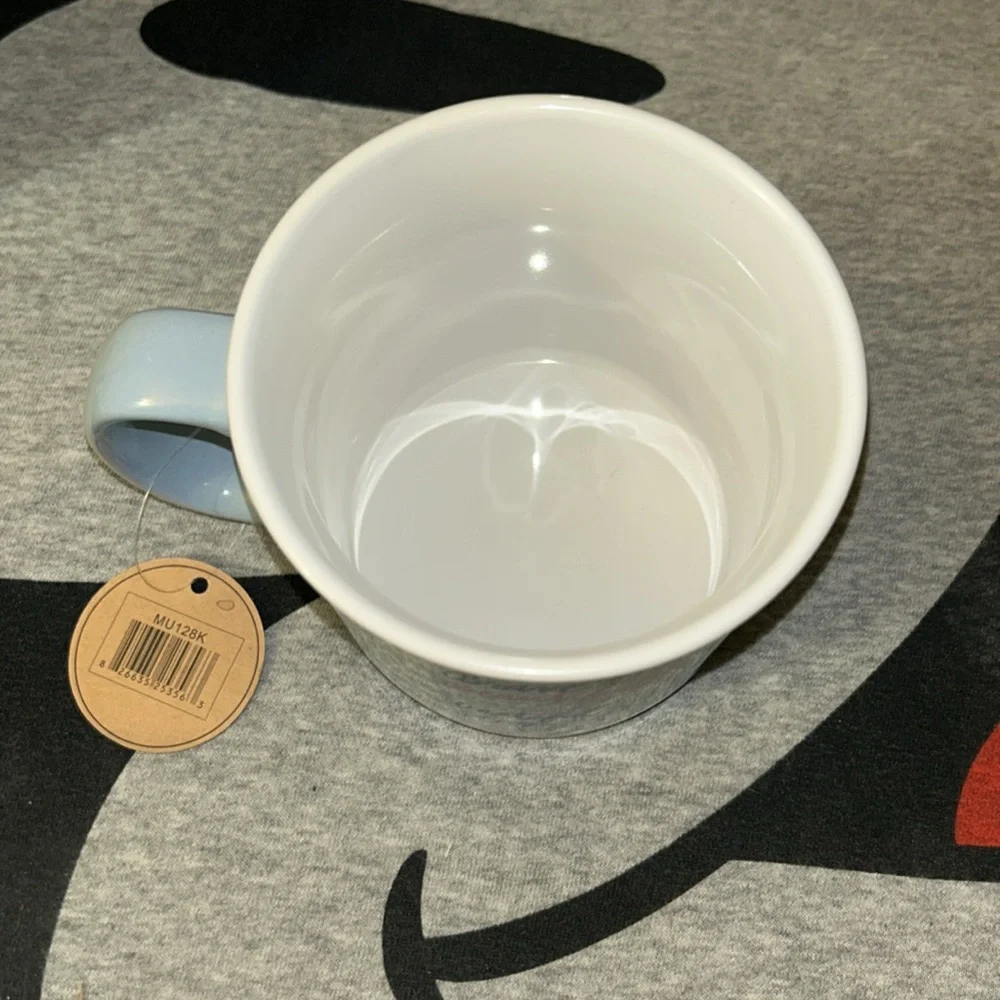 NWT Large Sized Inspirational Mug in light blue by Kristin Ley - Picture 3 of 5